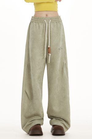 American Retro Loose Straight Pants for Women - Trendy Autumn Hip-Hop Jazz Dance Casual Sportswear