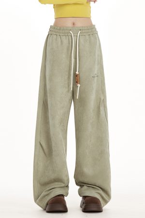 American Retro Loose Straight Pants for Women - Trendy Autumn Hip-Hop Jazz Dance Casual Sportswear
