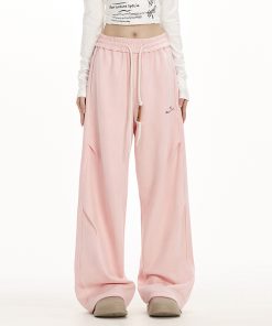 American Retro Loose Straight Pants for Women - Trendy Autumn Hip-Hop Jazz Dance Casual Sportswear