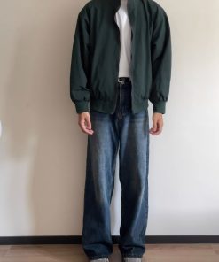 American Retro Reversible Stand-Collar Cardigan Jacket for Men & Women - Spring Autumn Loose Versatile Workwear Coat