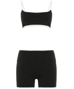 American Street Style 3-Piece Fitness Set - Zip-Up Cardigan, Long Sleeve Top & Tank Shorts for Yoga & Casual Sports