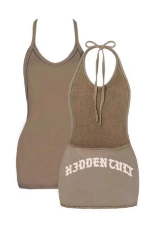 American-Style Rhinestone Letter Crop Top for Women - Slim Fit Summer Outerwear, Trendy & Flattering Design