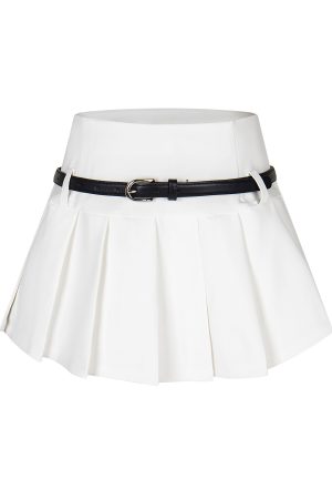 American Vintage Lace Half Skirt for Women â€“ High-Waisted A-Line Short Skirt in Summer Style â€“ Niche 90s Inspired Fashion