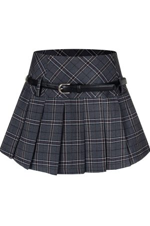 American Vintage Lace Half Skirt for Women â€“ High-Waisted A-Line Short Skirt in Summer Style â€“ Niche 90s Inspired Fashion