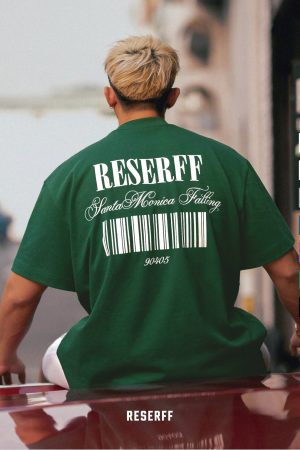 American Vintage Short Sleeve Heavyweight Loose Fit Printed Top - Trendy Streetwear, Casual 90s Inspired Fashion T-Shirt