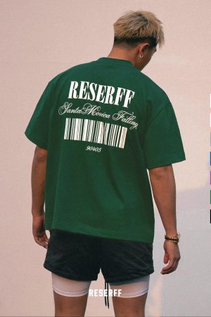 American Vintage Short Sleeve Heavyweight Loose Fit Printed Top - Trendy Streetwear, Casual 90s Inspired Fashion T-Shirt