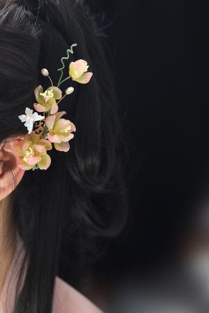 Ancient Style Flower Hairpin - Tang Dynasty Girl Hair Clip, Hanfu Hair Ornament, Super Fairy Costume Accessory for Women