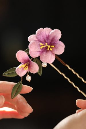 Ancient Style Qipao Hairpin for Women - Cute Fairy Bun Hairstyle Embellishment, Hanfu Accessories, Sweet Vintage Design