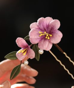 Ancient Style Qipao Hairpin for Women - Cute Fairy Bun Hairstyle Embellishment, Hanfu Accessories, Sweet Vintage Design