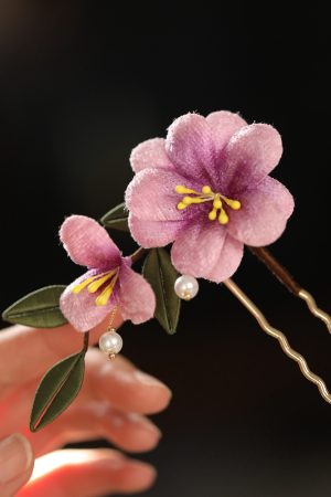 Ancient Style Qipao Hairpin for Women - Cute Fairy Bun Hairstyle Embellishment, Hanfu Accessories, Sweet Vintage Design