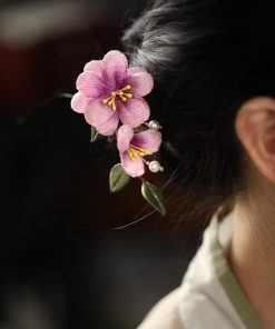 Ancient Style Qipao Hairpin for Women - Cute Fairy Bun Hairstyle Embellishment, Hanfu Accessories, Sweet Vintage Design