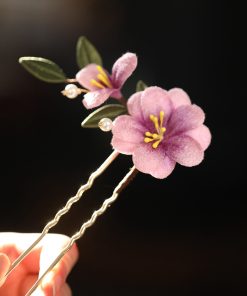 Ancient Style Qipao Hairpin for Women - Cute Fairy Bun Hairstyle Embellishment, Hanfu Accessories, Sweet Vintage Design