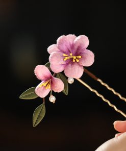 Ancient Style Qipao Hairpin for Women - Cute Fairy Bun Hairstyle Embellishment, Hanfu Accessories, Sweet Vintage Design