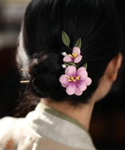 Ancient Style Qipao Hairpin for Women - Cute Fairy Bun Hairstyle Embellishment, Hanfu Accessories, Sweet Vintage Design