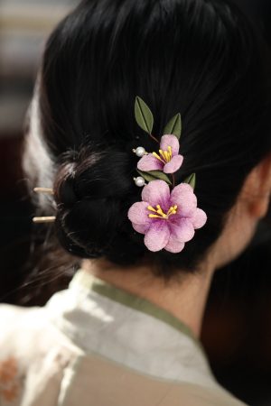 Ancient Style Qipao Hairpin for Women - Cute Fairy Bun Hairstyle Embellishment, Hanfu Accessories, Sweet Vintage Design