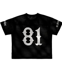 Angel Light Cross Print Mesh Jersey Short Sleeve T-Shirt - Summer Hip Hop Streetwear Top, Urban Style, Y2K Fashion