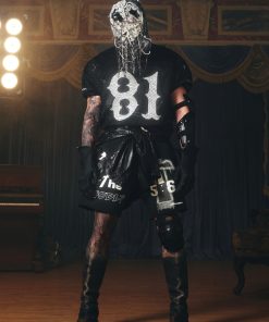 Angel Light Cross Print Mesh Jersey Short Sleeve T-Shirt - Summer Hip Hop Streetwear Top, Urban Style, Y2K Fashion