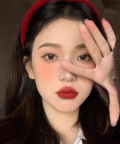 Ankara Red Velvet Headband for Women - Retro Hong Kong Style Hairband, 2025 Autumn/Winter Christmas Hair Accessory with High Crown