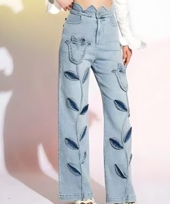 Art Girls, Elegant Ootd Classy - Tulip Patch Jeans