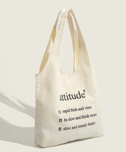 Artistic Canvas Tote Bag for Women - Large Retro Shoulder Bag, Trendy Versatile Chic Design, Perfect for Daily Use