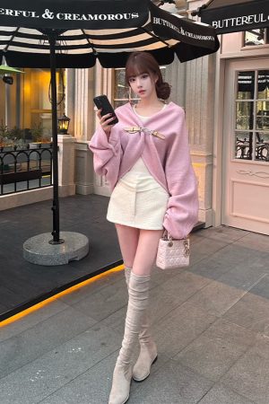Artistic Women's Pure Wool Shawl Coat - High-End Spring Fashion with Fragrant Valve Family Design