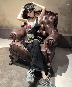 Asymmetrical Off-Shoulder Camouflage Multi-Wear Dress - Deconstructed 90s Inspired American Girl Fashion