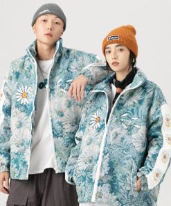 August Outfit Aesthetic, Downtown Comfy Outfits - Soft Girl Daisy Jacket