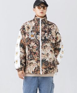 August Outfit Aesthetic, Downtown Comfy Outfits - Soft Girl Daisy Jacket