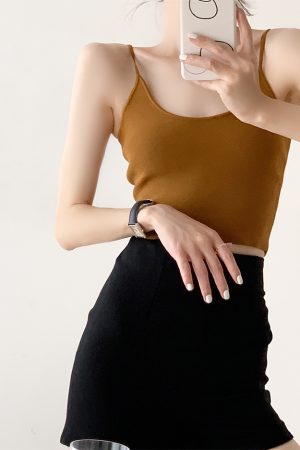 Autumn Knitted Long Sleeve Cardigan & Camisole Two-Piece Set for Women - Cozy Soft Sweater Outfit, Perfect for Layering