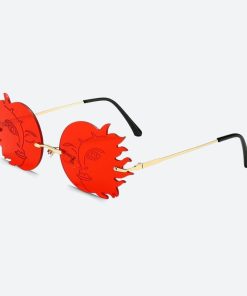 autumn outfit inspiration collage, Style Inspo Y2k - Indie Sun & Moon Sunglasses