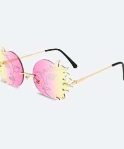 autumn outfit inspiration collage, Style Inspo Y2k - Indie Sun & Moon Sunglasses