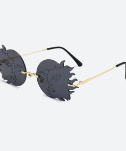 autumn outfit inspiration collage, Style Inspo Y2k - Indie Sun & Moon Sunglasses