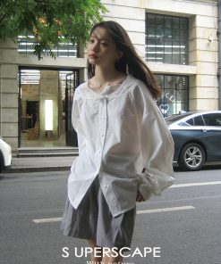 Autumn Twill Wool Mid-Waist Casual Five-Point Suit Shorts for Women - Chic Fall Fashion, Effortless Style