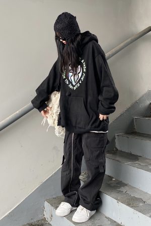 Autumn Winter Hooded Laser Heart Sweatshirt for Couples - Thick Fleece, Loose Fit, Trendy Student Style