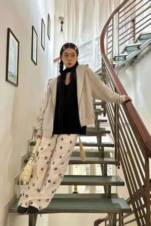 Autumn Winter Women's Loose V-Neck Knit Sweater Coat with Scarf in Soft Imitation Mink Fur - Cozy Pumpkin Fashion