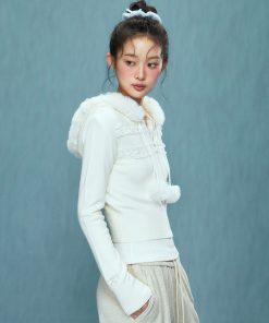 Autumn/Winter Short Hooded Knitted Cardigan Sweater for Women - Cozy Casual Layering Essential