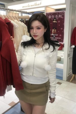 Autumn/Winter Short Hooded Knitted Cardigan Sweater for Women - Cozy Casual Layering Essential
