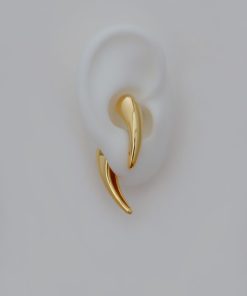 Avant-Garde Minimalist Water Drop Silver Needle Earrings - Trendy European and American Fashion Statement Jewelry