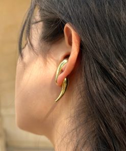 Avant-Garde Minimalist Water Drop Silver Needle Earrings - Trendy European and American Fashion Statement Jewelry