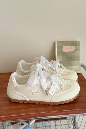 Ballet Style Casual Shoes for Women - Soft Sole Thick Sole Sports Shoes - Comfortable Training Footwear - 2025 Trendy Design