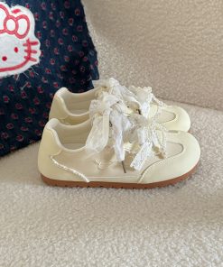 Ballet Style Casual Shoes for Women - Soft Sole Thick Sole Sports Shoes - Comfortable Training Footwear - 2025 Trendy Design