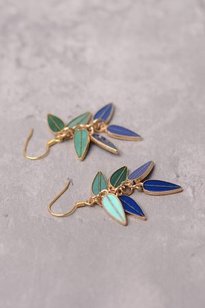 Bamboo Leaf Tassel Earrings - Unique Lightweight Luxury Earrings for Women, Elegant 2025 Trendy Boutique Jewelry