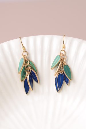 Bamboo Leaf Tassel Earrings - Unique Lightweight Luxury Earrings for Women, Elegant 2025 Trendy Boutique Jewelry