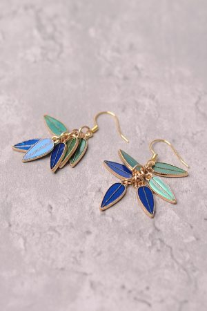 Bamboo Leaf Tassel Earrings - Unique Lightweight Luxury Earrings for Women, Elegant 2025 Trendy Boutique Jewelry