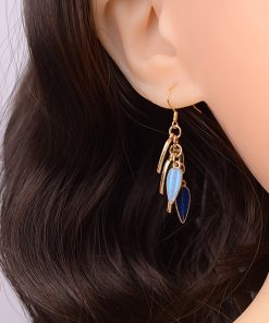 Bamboo Leaf Tassel Earrings - Unique Lightweight Luxury Earrings for Women, Elegant 2025 Trendy Boutique Jewelry
