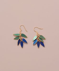 Bamboo Leaf Tassel Earrings - Unique Lightweight Luxury Earrings for Women, Elegant 2025 Trendy Boutique Jewelry