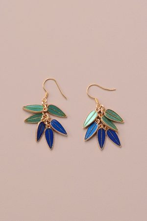 Bamboo Leaf Tassel Earrings - Unique Lightweight Luxury Earrings for Women, Elegant 2025 Trendy Boutique Jewelry