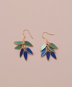 Bamboo Leaf Tassel Earrings - Unique Lightweight Luxury Earrings for Women, Elegant 2025 Trendy Boutique Jewelry