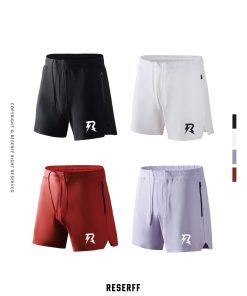 Bare Feel Yoga Zipper Shorts for Women - High Elastic Fitness Shorts for Basketball & Performance, Skin-Friendly Comfort