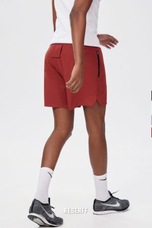 Bare Feel Yoga Zipper Shorts for Women - High Elastic Fitness Shorts for Basketball & Performance, Skin-Friendly Comfort